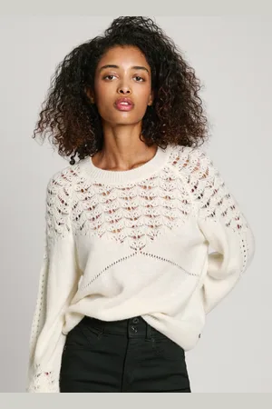 Pepe Jeans Crew neck openwork jumper