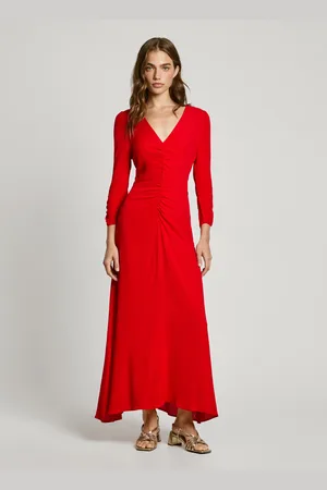 Pepe Jeans V-neck midi dress