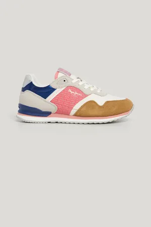 Pepe Jeans Printed logo running trainers