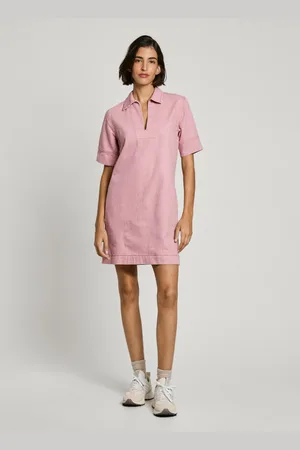 Pepe Jeans Loose fit denim mini dress