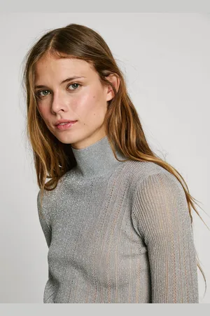 Pepe Jeans Ribbed high neck jumper