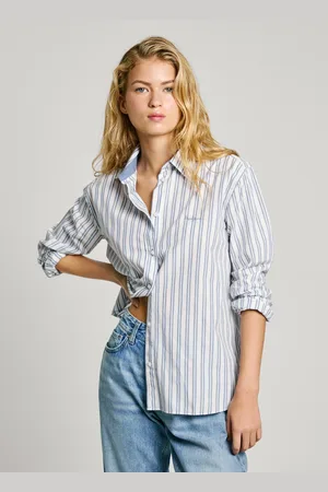 Pepe Jeans Regular fit striped poplin shirt