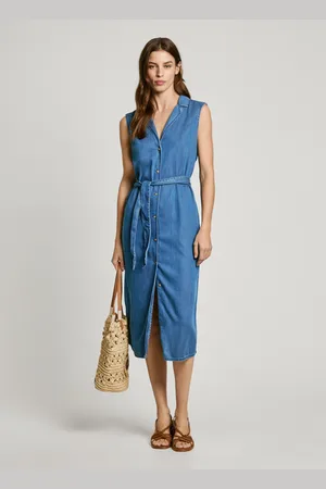 Pepe Jeans Regular fit midi dress
