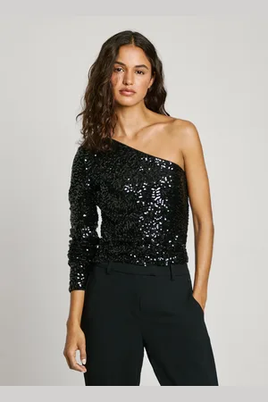 Pepe Jeans Asymmetric sequin top