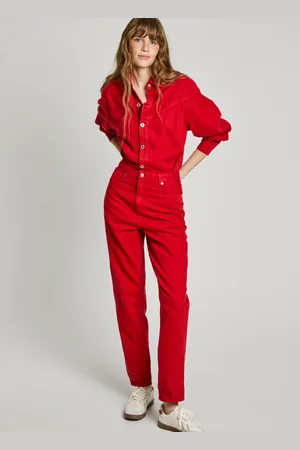 Pepe Jeans Loose fit denim maxi jumpsuit