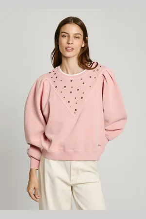 Pepe Jeans Crew neck studded sweatshirt