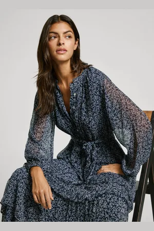 Pepe Jeans Floral print maxi dress