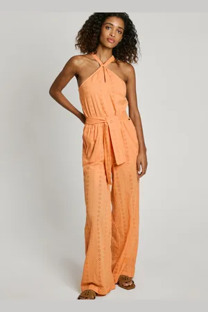 Pepe Jeans Maxi jumpsuit with openwork details