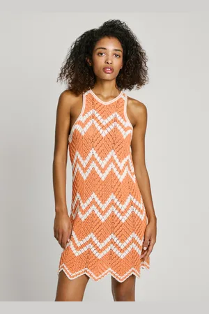 Pepe Jeans Zigzag stripes mini dress