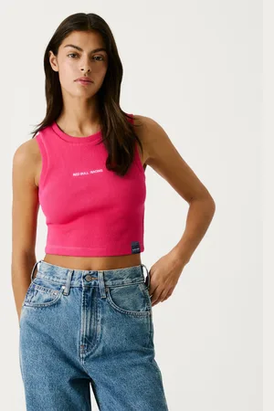 Pepe Jeans Cropped fit ribbed t-shirt