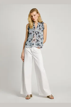 Pepe Jeans Sleeveless floral print top