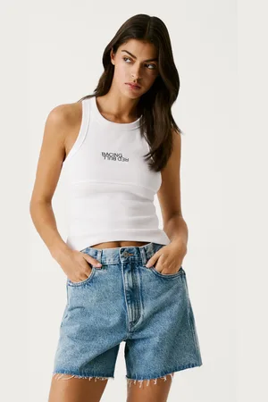 Pepe Jeans Ribbed armhole sleeve t-shirt