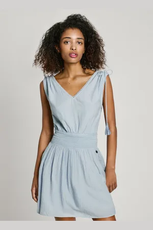 Pepe Jeans V-neck mini dress