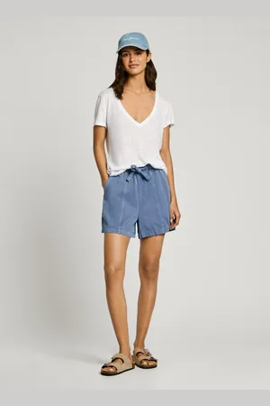 Pepe Jeans Twill paper bag shorts