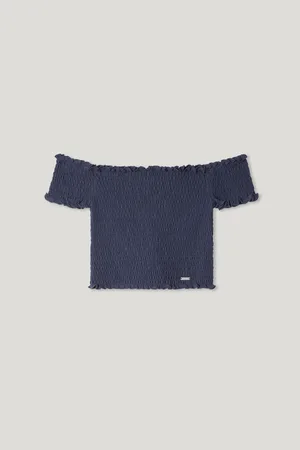 Pepe Jeans Slim fit gathered top