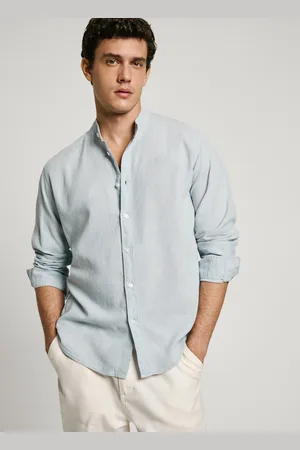 Pepe Jeans Regular fit mandarin collar shirt