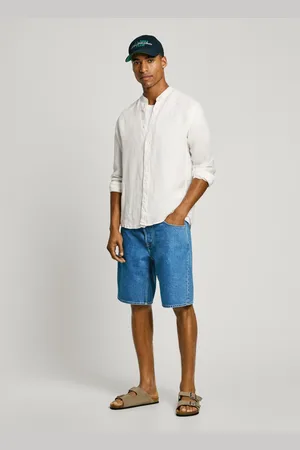 Pepe Jeans Regular fit mandarin collar shirt