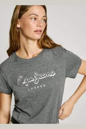 Pepe Jeans Regular fit strass logo t-shirt
