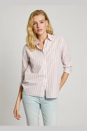 Pepe Jeans Regular fit striped poplin shirt
