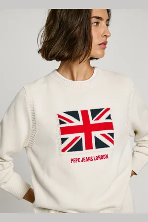 Pepe Jeans Union jack crew neck jumper