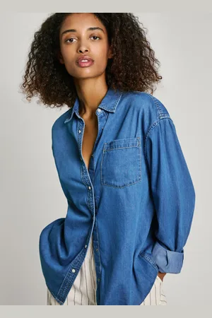 Pepe Jeans Boyfriend fit denim shirt