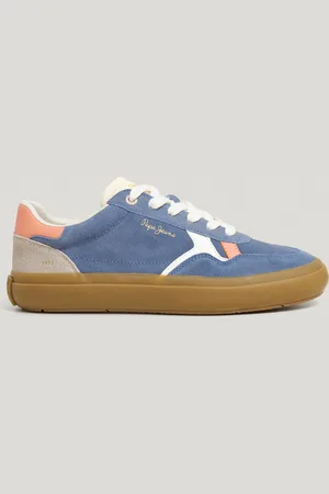 Pepe Jeans Retro suede trainers