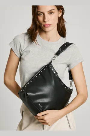 Pepe Jeans Leather effect hobo bag