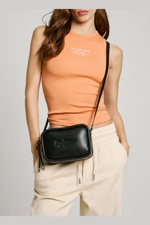 Pepe Jeans Leather effect padded shoulder bag