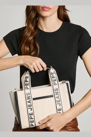 Pepe Jeans Leather effect detail shoulder bag