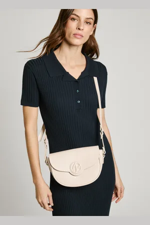 Pepe Jeans Leather effect flap bag
