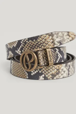 Pepe Jeans Animal print leather belt