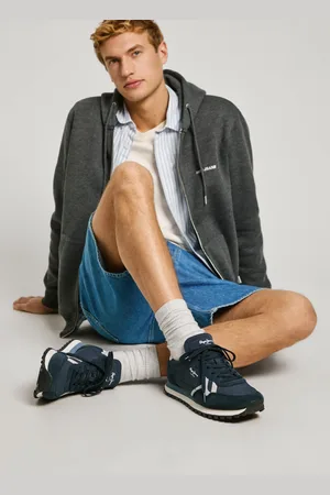 Pepe Jeans Suede detail running shoes - brit
