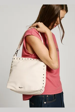 Pepe Jeans Leather effect hobo bag