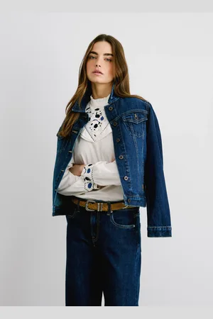 Pepe Jeans Embroidered detail poplin blouse