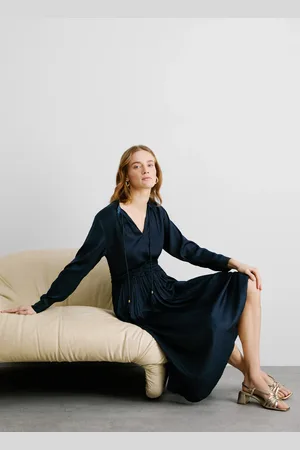 Pepe Jeans Satin maxi dress