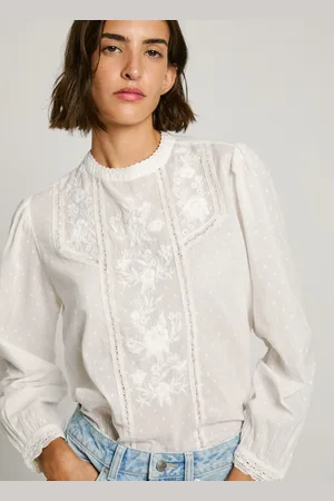 Pepe Jeans Embroidery detail blouse