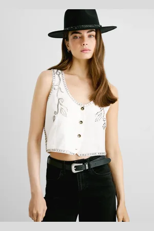 Pepe Jeans Sequin twill vest