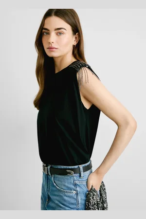 Pepe Jeans Strass shoulder t-shirt