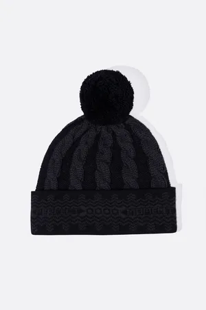 Perfect Moment Cable Knit Merino Wool Beanie ONESIZE