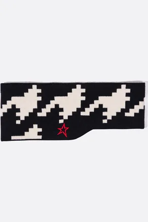 Perfect Moment Houndstooth Merino Wool Headband ONESIZE