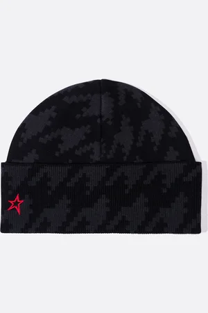 Perfect Moment Houndstooth Merino Wool Beanie ONESIZE