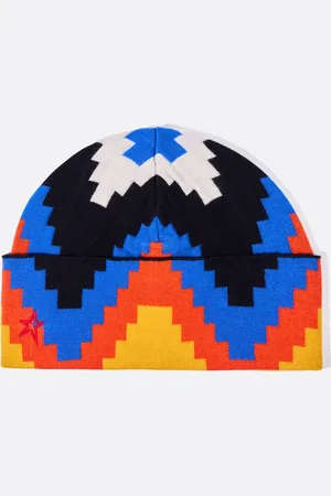 Perfect Moment Chevron Merino Wool Beanie ONESIZE