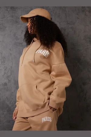 Pink Vanilla Paris Slogan Hoodie - M