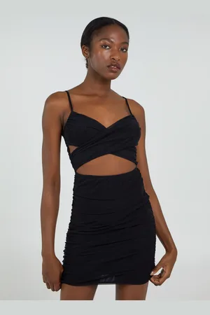 Pink Vanilla Cross Over Cami Bodycon Dress - 10