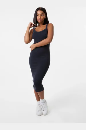 Pink Vanilla Washed Ribbed Racer Dress - M/L