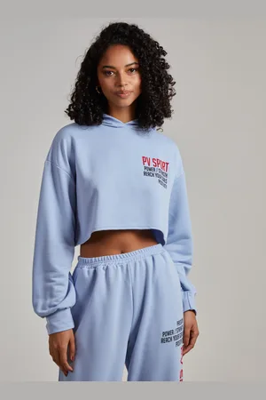 Pink Vanilla PV Sport Cropped Hoodie - M/L