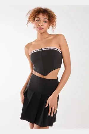 Pink Vanilla Bow Detail Corset Top - S