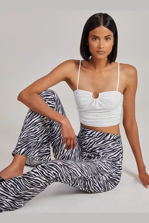 Pink Vanilla Gathered Ring Detail Slinky Cami Top - L