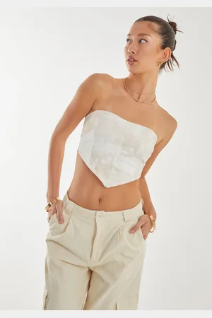 Pink Vanilla Watermark Seam Corset Top - M