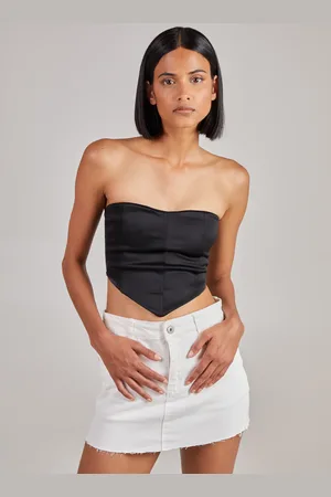 Pink Vanilla Seam Detail Corset Top - 6